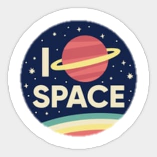 Space adventure Sticker